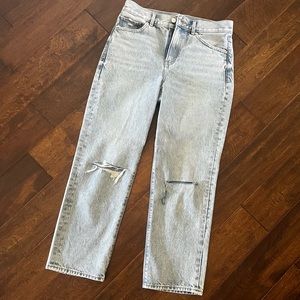Express high rise jeans